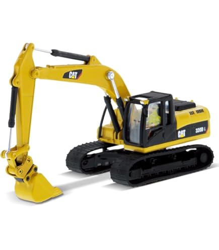 maaaaaki Menzi Muck M545 Walking Excavator Yellow with White Top 1/50